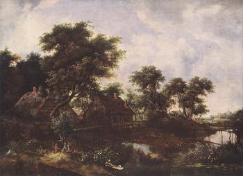 Meyndert Hobbema : The Watermill 4